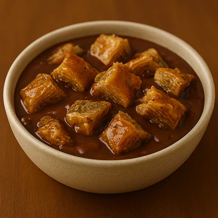 Chocolate Baklava Pudding
